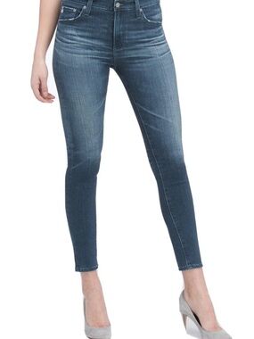 AG Adriano Goldschmeid The Farrah Skinny Crop High Rise Jean Women’s 28 R Ankle